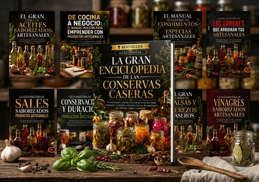 LA ENCICLOPEDIA DE LAS CONSERVAS + 8 GUIAS DE REGALO